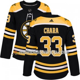Boston Bruins Zdeno Chara 33 Adidas 2017-2018 Schwarz Trikot Authentic - Dame